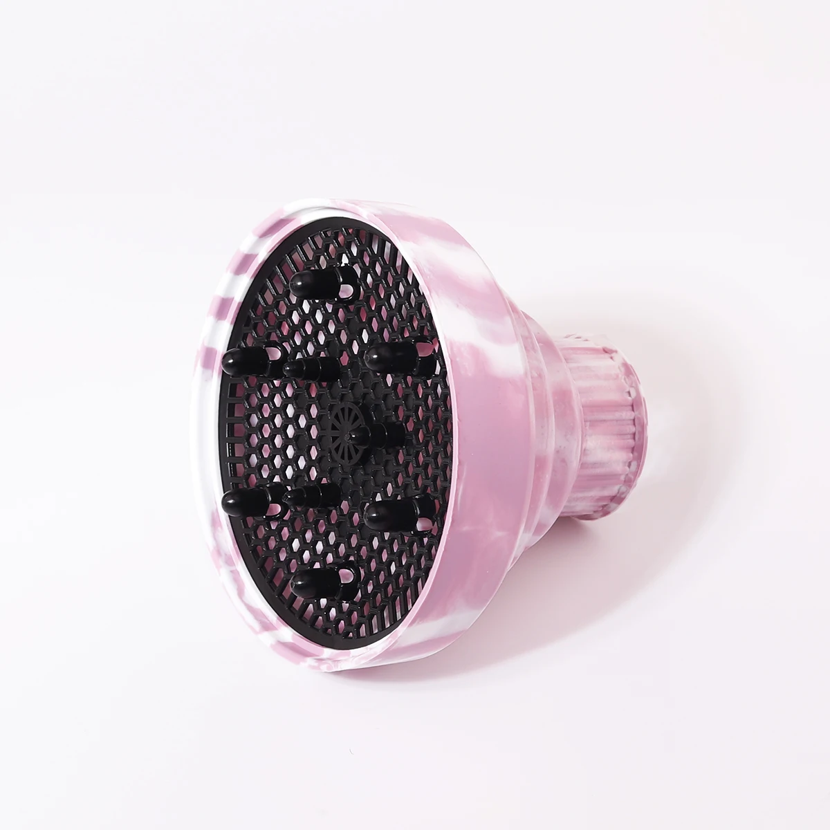 1 قطعة نمط عشوائي قابلة للتطوير سيليكون مجفف الشعر الناشر قابل للتعديل مقاومة درجات الحرارة مجفف الشعر خاص للشعر المستعار الحقيقي