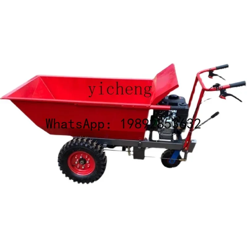 AB سيارة دلو رمادي مدفوعة يدويًا، مصنع تربية البستان، موقع بناء، شاحنة قلابة من الطوب، مبيعات المصنع مباشرة #5