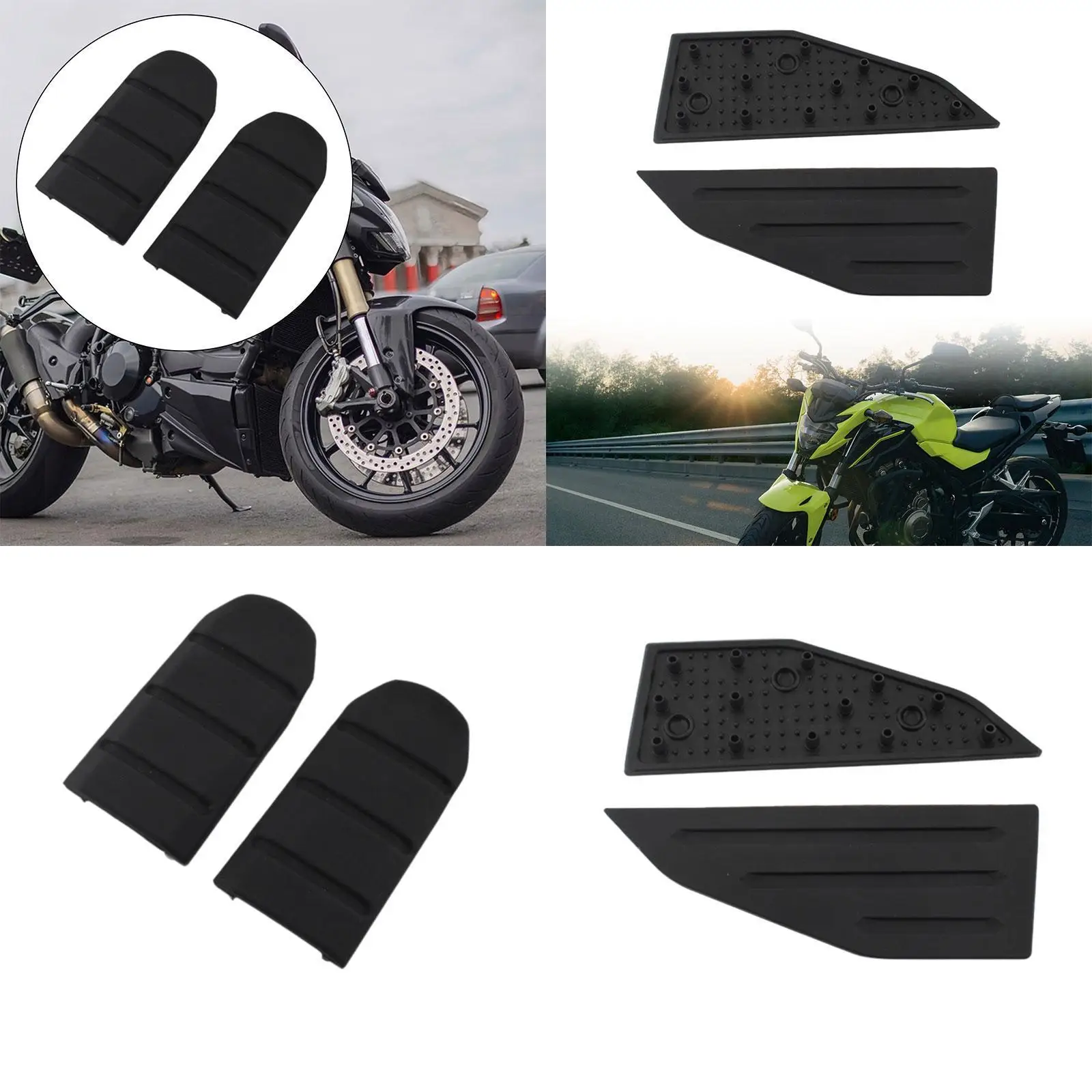 

Motorcycle Foot Pedals Pad Footrest Mat Repair Part Pedals Pad Cover Footrest Pedal Pads for Goldwing GL1800 2018-2024