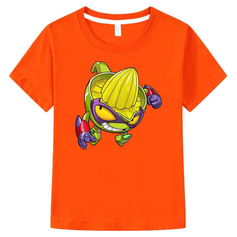 Children T-Shirt for Girl Super Zings Shirts Kids Summer Boys Graphic Tee Cute  Casual Kawaii Superzings Tshirt 100% Cotton Tops