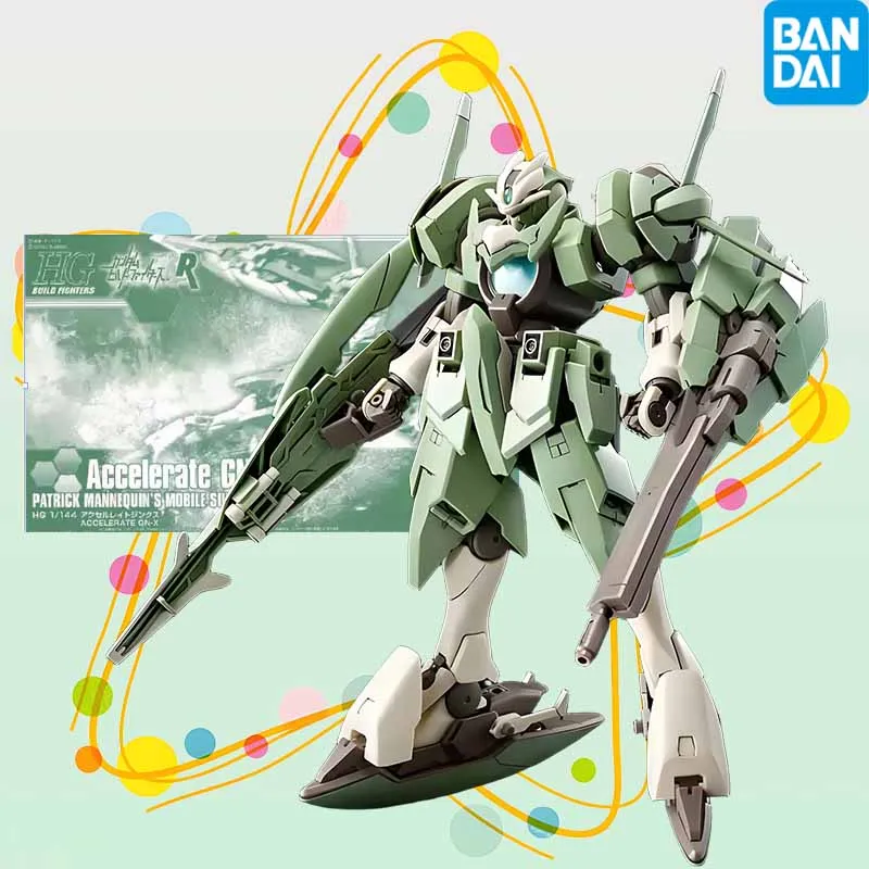 

Bandai High quality GUNDAM HG 1/144 Accelerate GN-X GNX-803ACC Anime Action Figure Assembly Model Toys