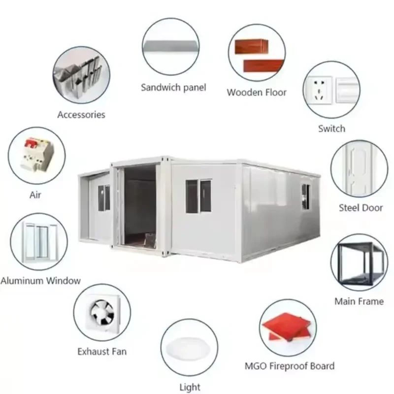 Yg Grande Cheap Price Home Container Portable Expansion Container Home Prefab Homes Extendable Container House Sale for France