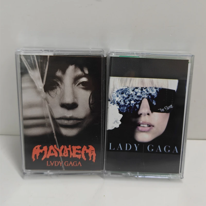 Pop Loopy Lady Gaga-Cinta musical Mayhem, álbum The Fame, 2 uds., Cassette, grabadora de Cosplay, Walkman, coche, caja de trampas, regalo musical para fiesta