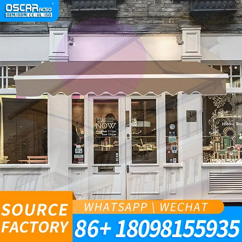 Outdoor Aluminum Retractable Patio Roof Electric Sunroom Camping Beach Backyard Retractable Pergola Awning Retractable Awning