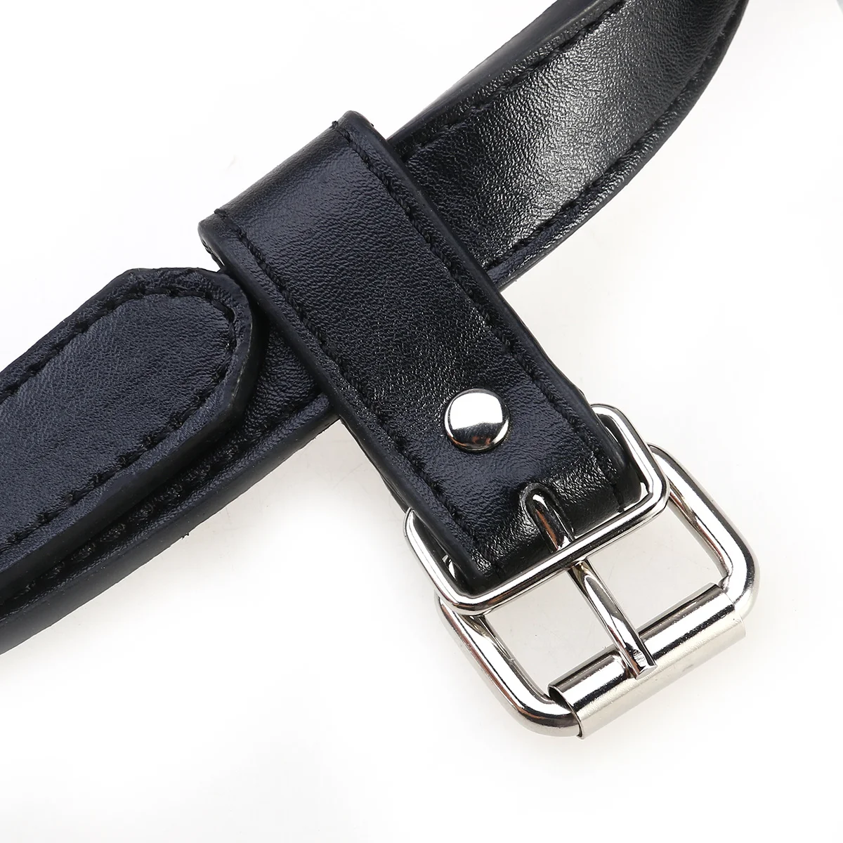 

PU Dog Harness Spike Studded Brown Flexible Material Easy to Apply for Dogs That Want to Run Chest 65-85cm Neck 42-65cm