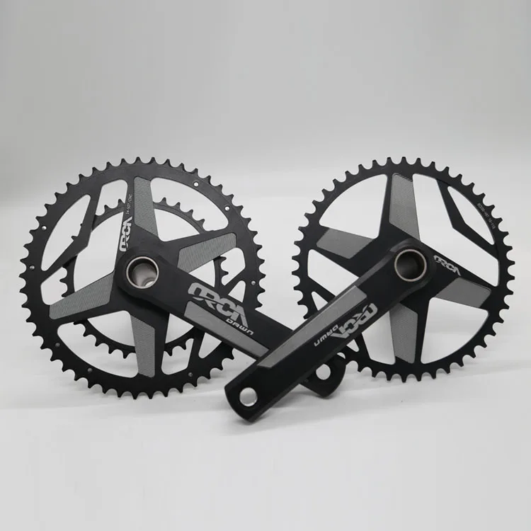 CNC 50/34T 53/39T  Bicycle Chainrings170mm Crank Hollow with Bb Road Bike Chainwheel Crank Crankset