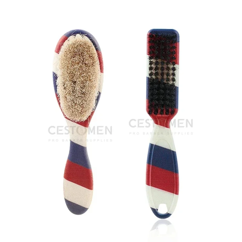 Men's Professional Barber Shaving Beard Brush Removal Neck Dusting Horse Hairbrush Face Mustache Salon Cleaning Styling Tools image 6