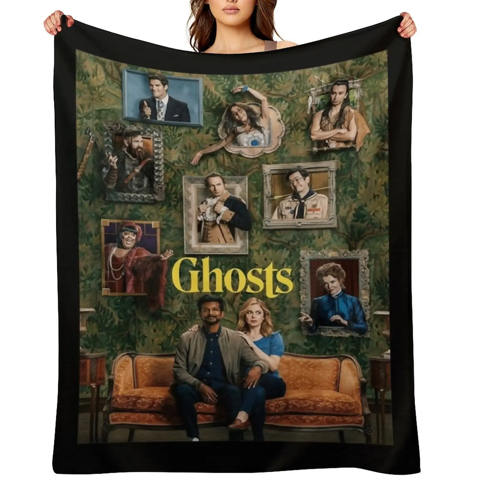 Ghosts CBS Throw Blanket Beach Bed covers Single warm winter Blankets