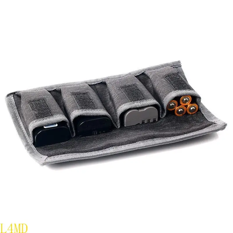 DSLR Battery for Case Holder Storage Bag for AA/AAA Battery and LP-E6 LP-E8 LP-E10 LP-E12, EN-EL14 EN-EL15, NP-FW50 NP-F