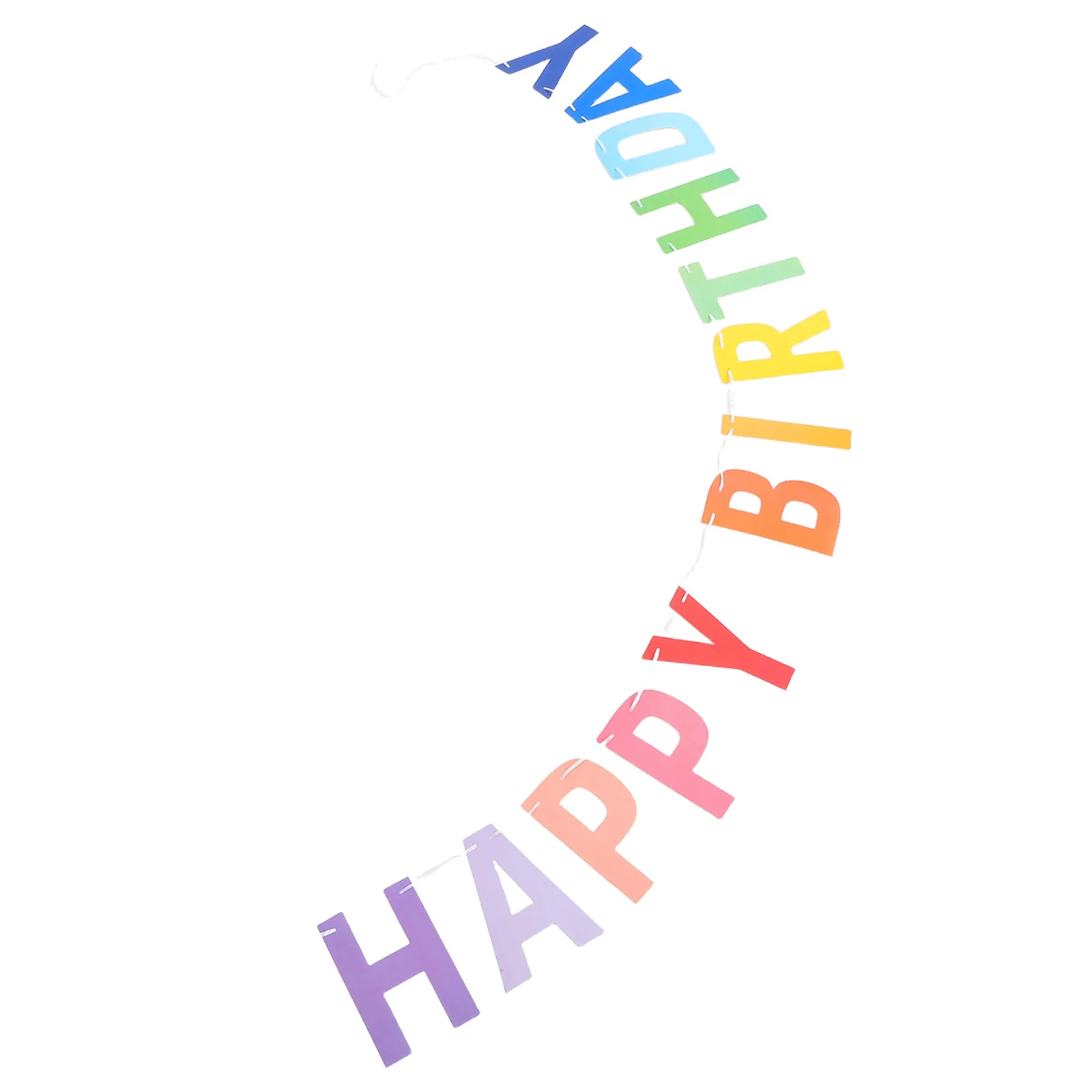 

Happy Birthday Pull Flag Banner Garland Wall Decor Decorations Baby Shower Supplies Paper Flags Wreath Colorful