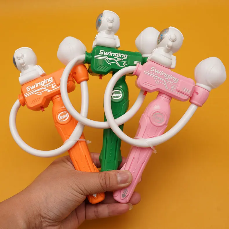 Bola oscilante de astronauta para niños, juguetes con luces, pelota oscilante divertida, juguete creativo brillante para aliviar el estrés