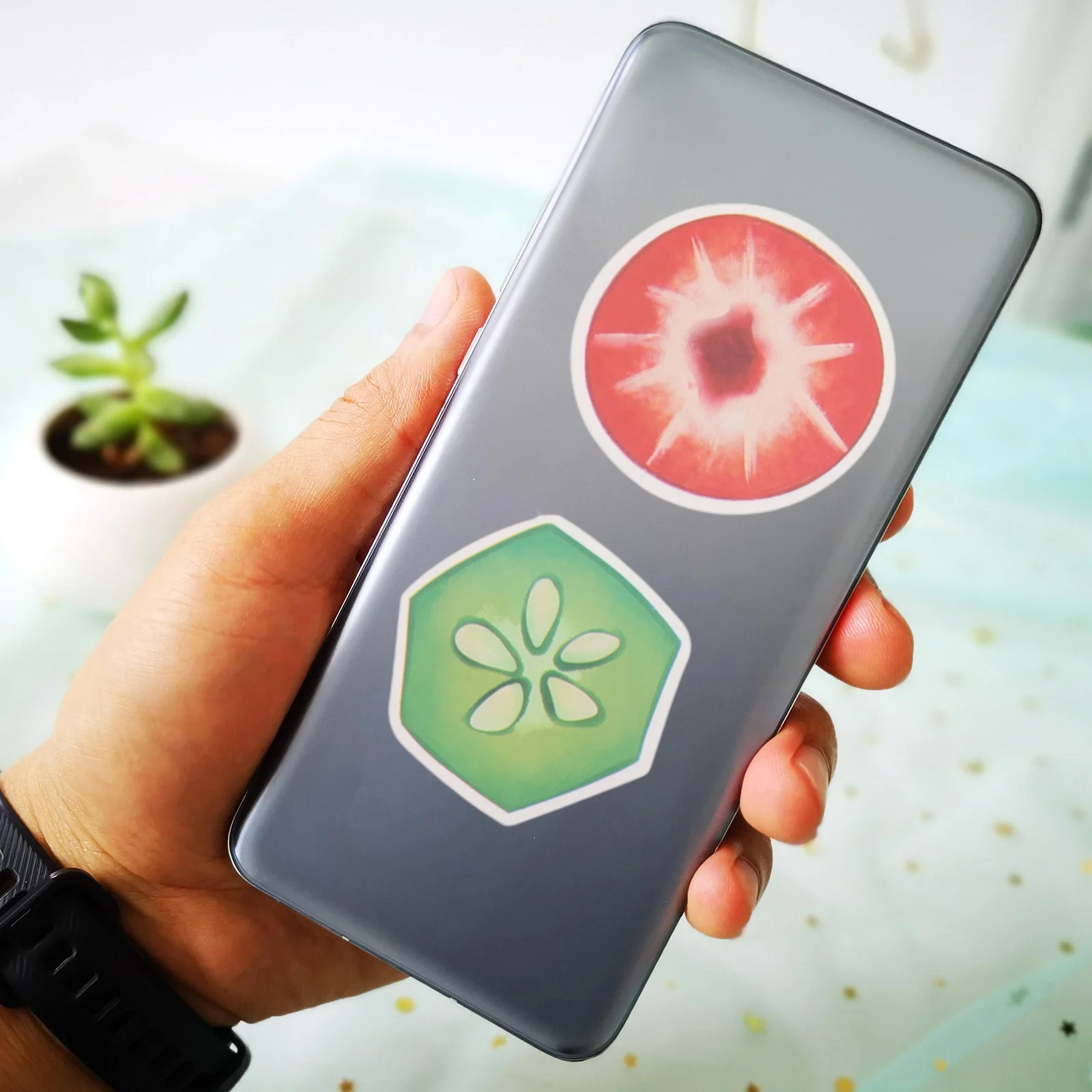 

50Pcs Fruit Stickers DIY Aesthetic Decorative Stickers for Scrapbooking Laptop Phone Case Water Bottle Luggage Decals Bulk Fruit