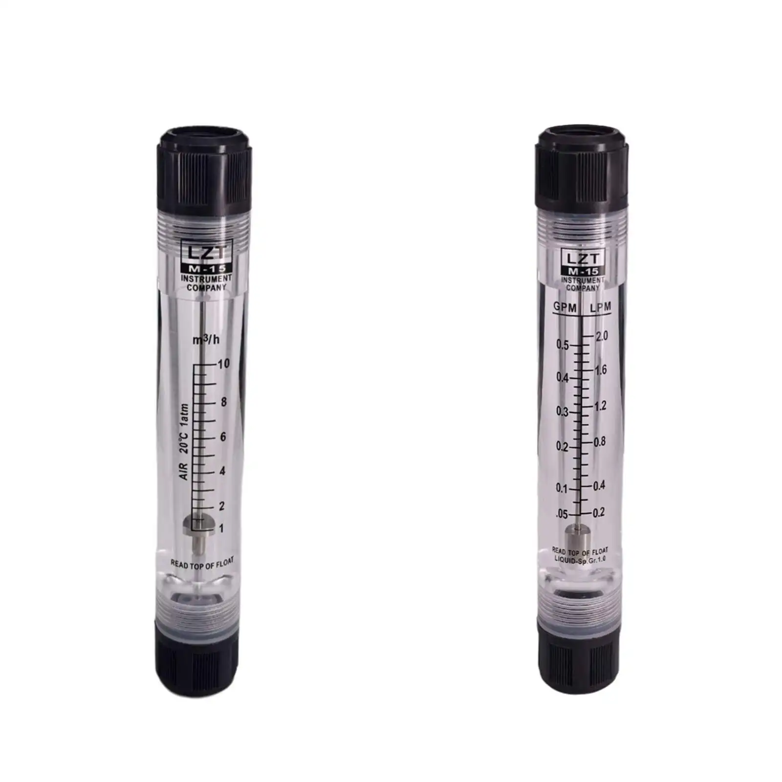 

LZM-15G 1/2 "BSP 0,2-18 л/мин PMMA жидкость/0,4-40 м3/ч расходомер воздуха расходомер ротаметр