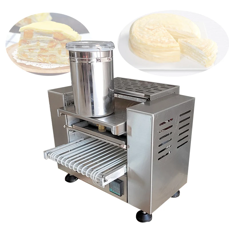 

Automatic Melaleuca Cake Crust Machine Commercial Dumpling Crust Spring Cake Machine Roasted Duck Cake Pancake Machine