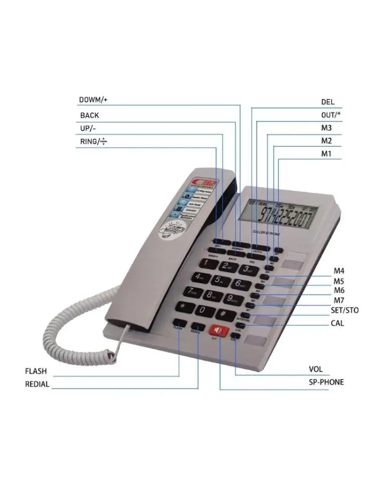 Y1UB Landline Telephone Desktop Telephone Fixed Telephone Caller Telephone Front Desk