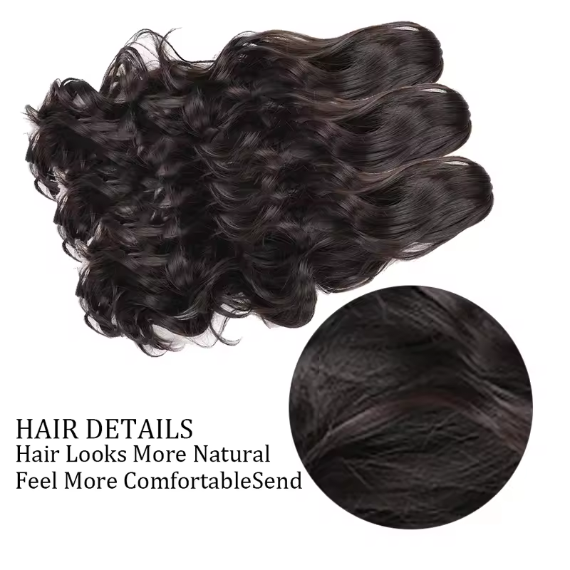 Claw Clip Ponytail Extension 18"&24 Clip in Wavy Synthetic Ponytail Hair Extensions Long Pony Tails for Women Extensions - Image 5