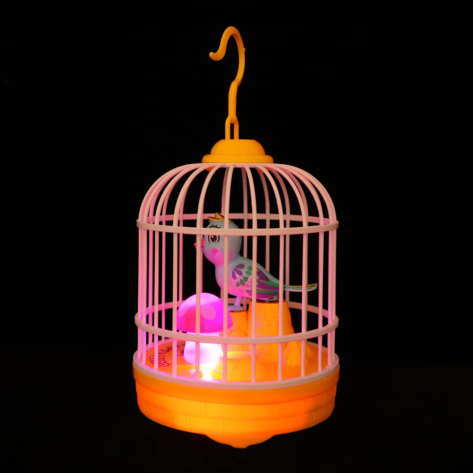 Unique Light Music Bird Cage Child Toys Voice Birdcage Abs Musical Practical Educational Plaything