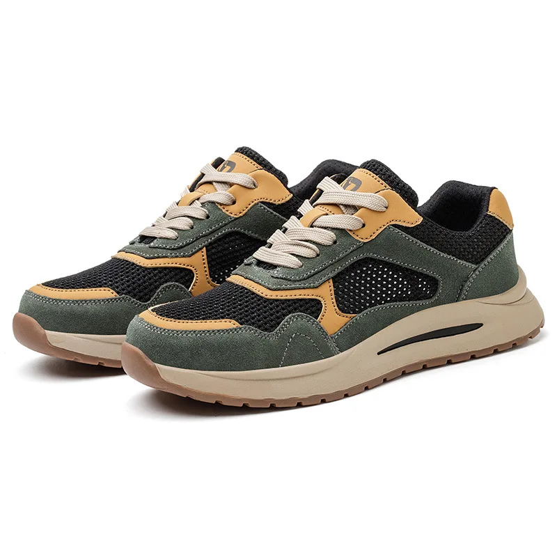 NONE 2 neue Sommer Casual männer Sicherheits Schuhe Mesh Licht Atmungsaktive Sneaker Pannensichere Nicht Slip Arbeit Turnschuhe Für Männer schuhe 3