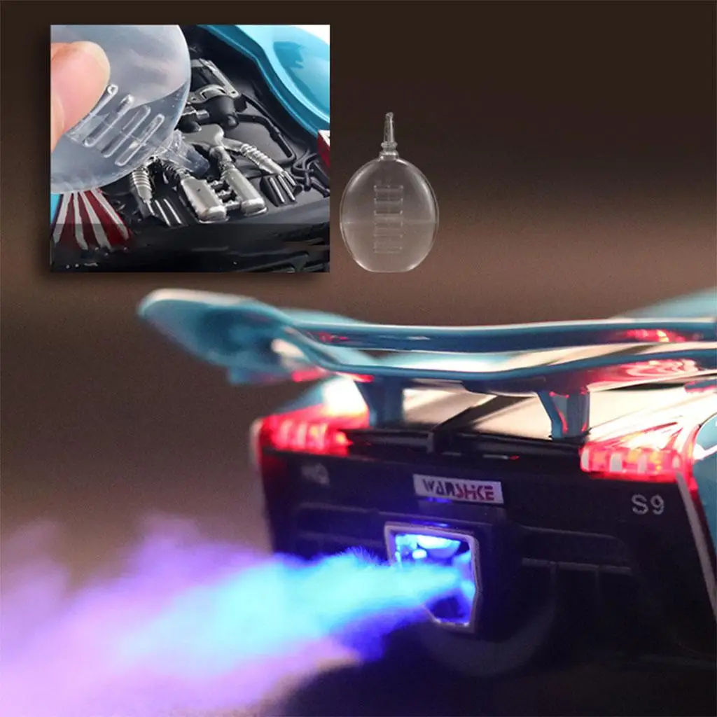 Alloy Pull Back Car Model Sound Light Spray for Unisex Children Kids Gift