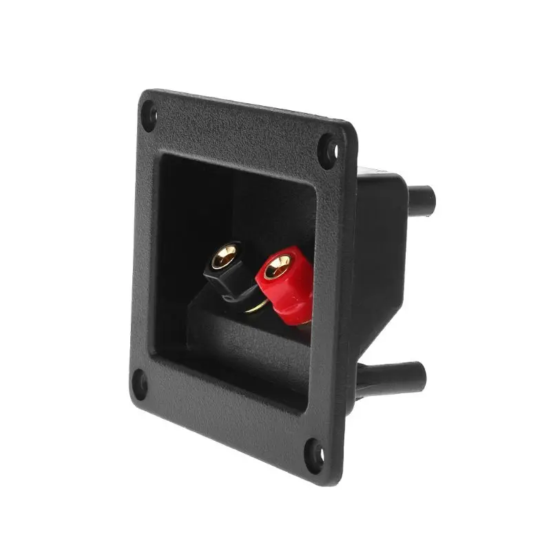 Wire Spring Terminal Cup Square Speaker 2 Positions for DIY Home Car Stereo