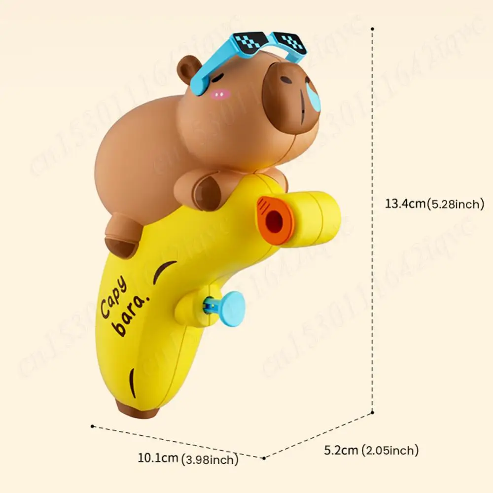 5/2 Stuks Capybara Waterpistool Speelgoed Lekvrij Druk Sprinkler Speelgoed Leuke Cartoon Waterpistool Outdoor Strand Waternevel Squirter games