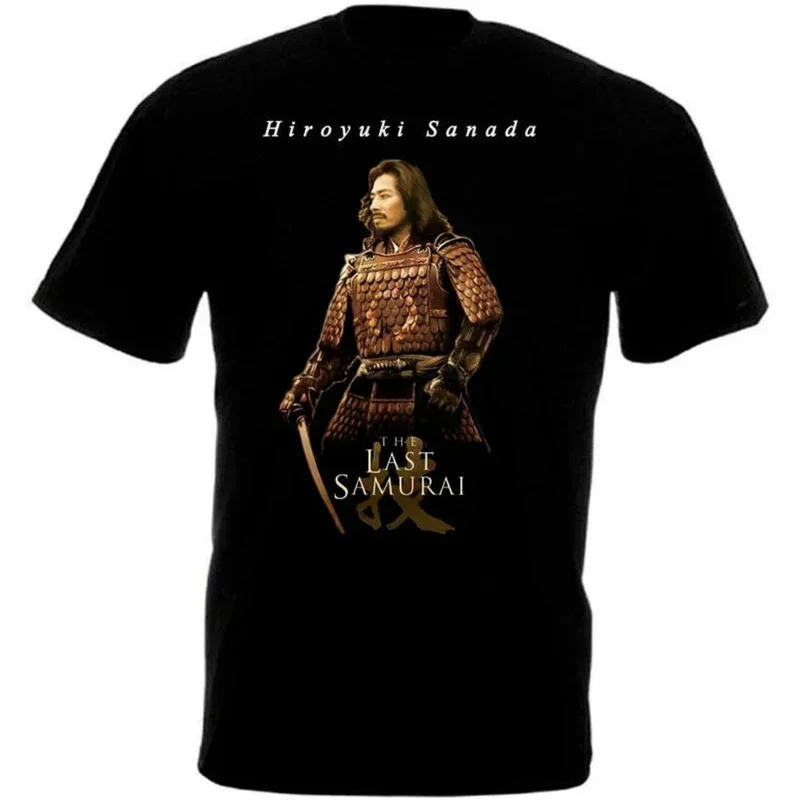 Hiroyuki Sanada The Last Samurai T-Shirt 100% Cotton O-Neck Summer Short Sleeve Casual Mens T-shirt Size heavyweight fashion man