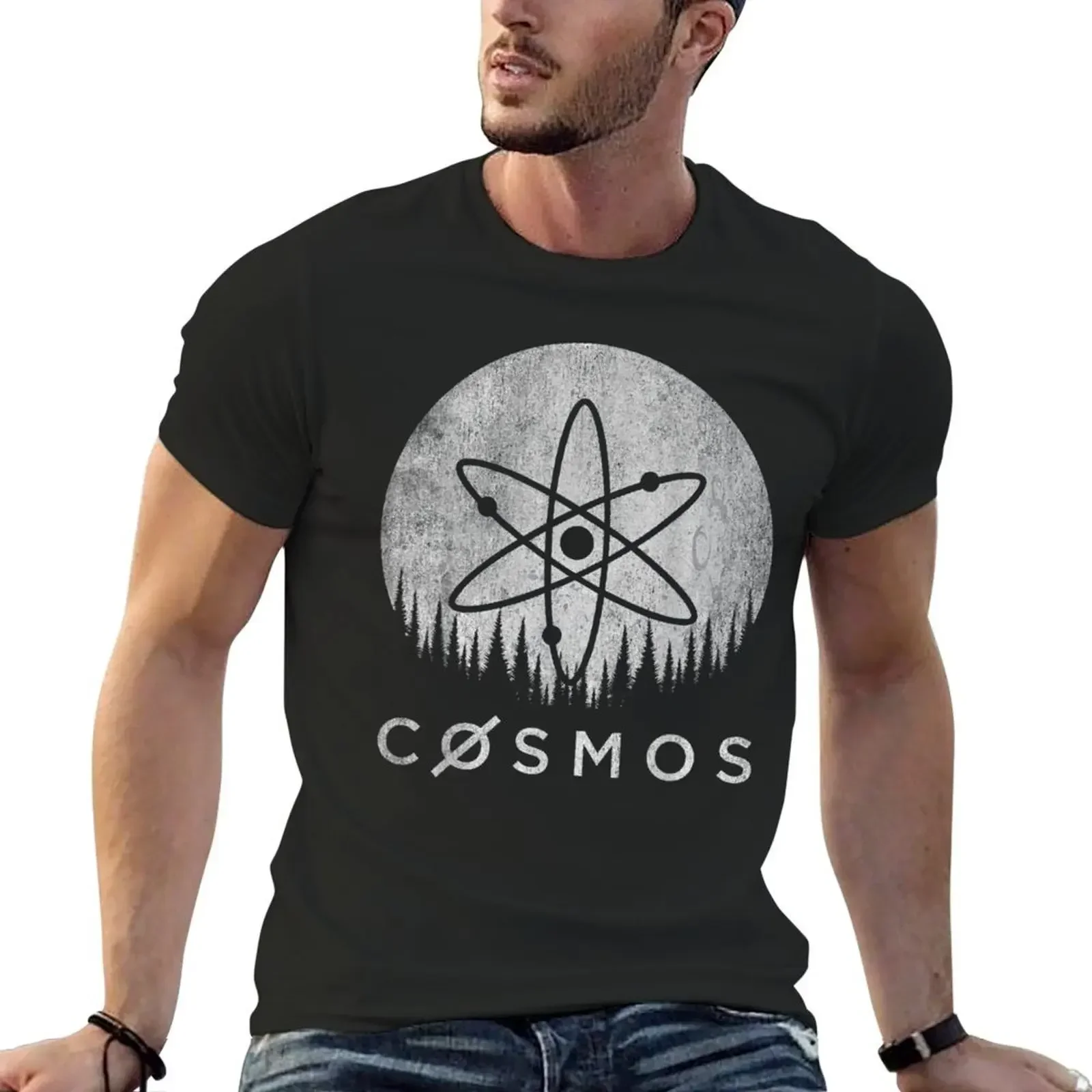 Cosmos cryptocurrency - Cosmos ATOM T-Shirt Funny t-shirts customizeds aesthetic clothes cheap stuff funny t shirts men