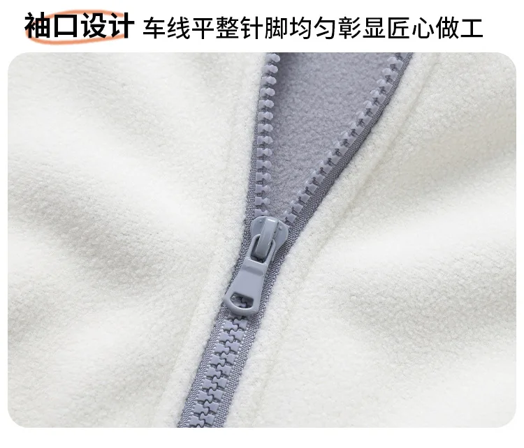 Jungen Mädchen Frühling Herbst Kinder Fleece Kleidung Kinder Baumwolljacke mit Taschen Einfarbige Daunenjacke Langarm Baumwollmantel Oberteil – Detail 6