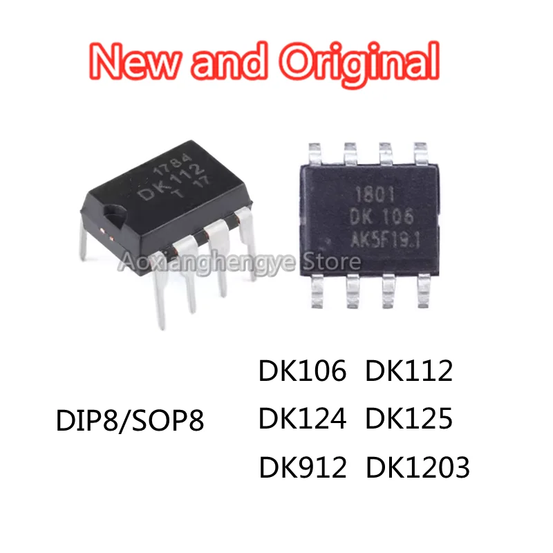 10PCS DK106 DK112 DK124 DK125 DK912 DK1203 DIP8 SOP8 SOP7 AC-DC controller and regulator