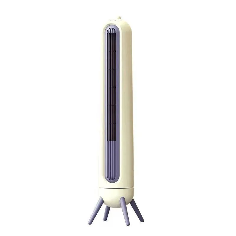 Tower fan household shaking head bladeless large air volume vertical bedroom silent floor fan