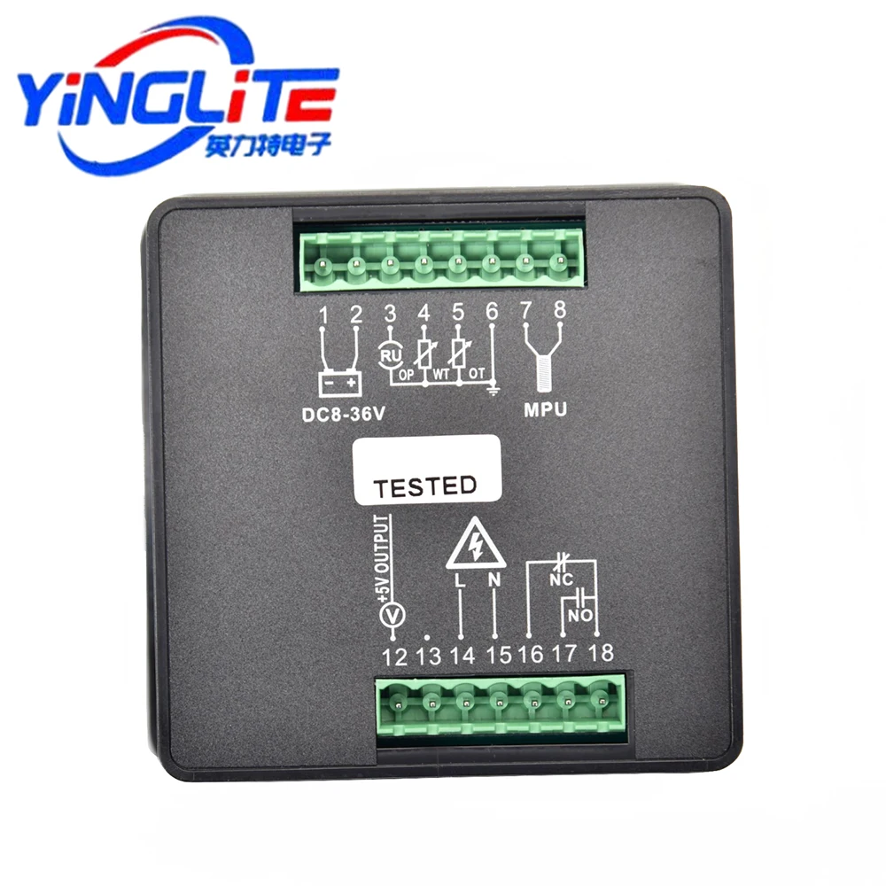 GM50H Digital Diesel Engine Meter Multi-functional Monitor with Rotating Speed Oil Pressure And Temperature Gauge