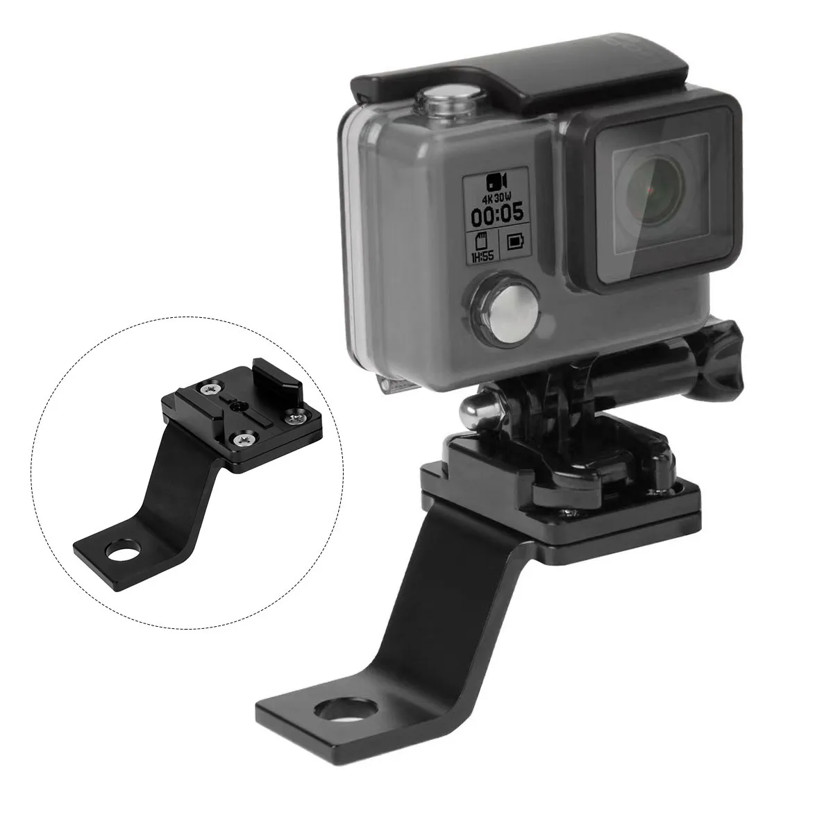 

Premium Motorcycle Rearview Mirror Mount Durable Metal Camera Holder For Action Cam Easy Install Reliable Gift For