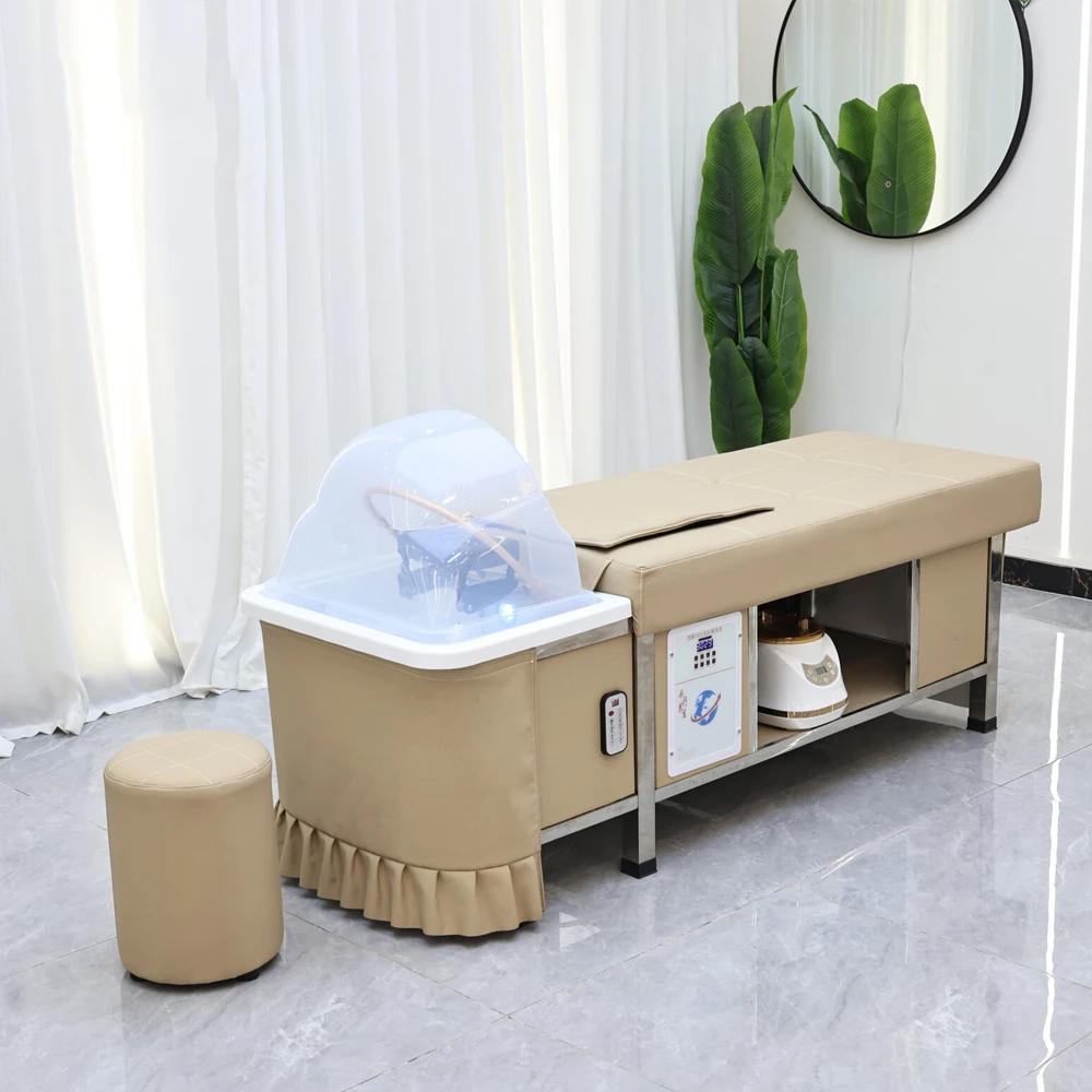 Luxury Head Spa Shampoo Bed Washing Head Massage Beds Head Water Therapy Thai Massage Shampoo Beds Durable Comfortable Stable