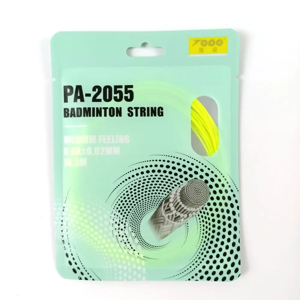 

Струна для бадминтона из синтетического волокна, высокая гибкость, высокая эластичность, красочная леска для ракетки, прочная профессиональная