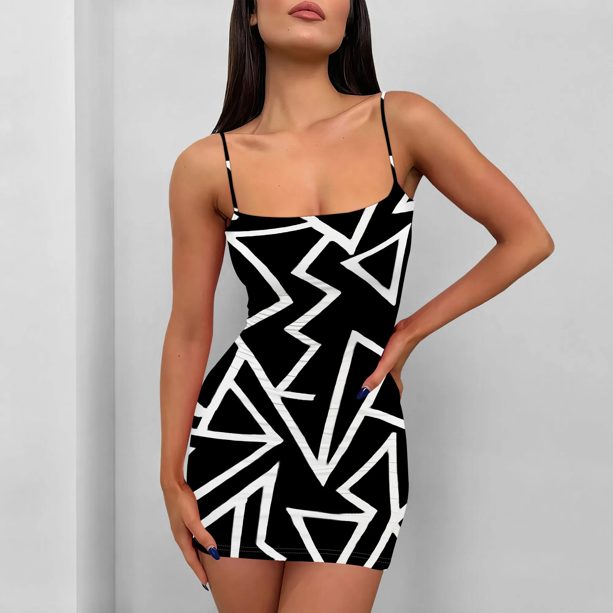 

African Pattern Dress | Sexy Spaghetti Strap | Ethnic Summer Dress | S-3XL | Perfect for Festivals & Holidays