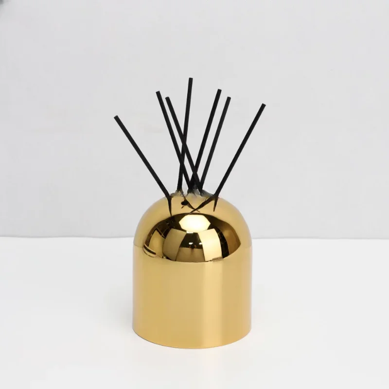 European Luxury Metal Aromatherapy Bottle Light Empty Bottle Living Room Wardrobe Ark Aromatherapy Diffuser Home Decoration Gift