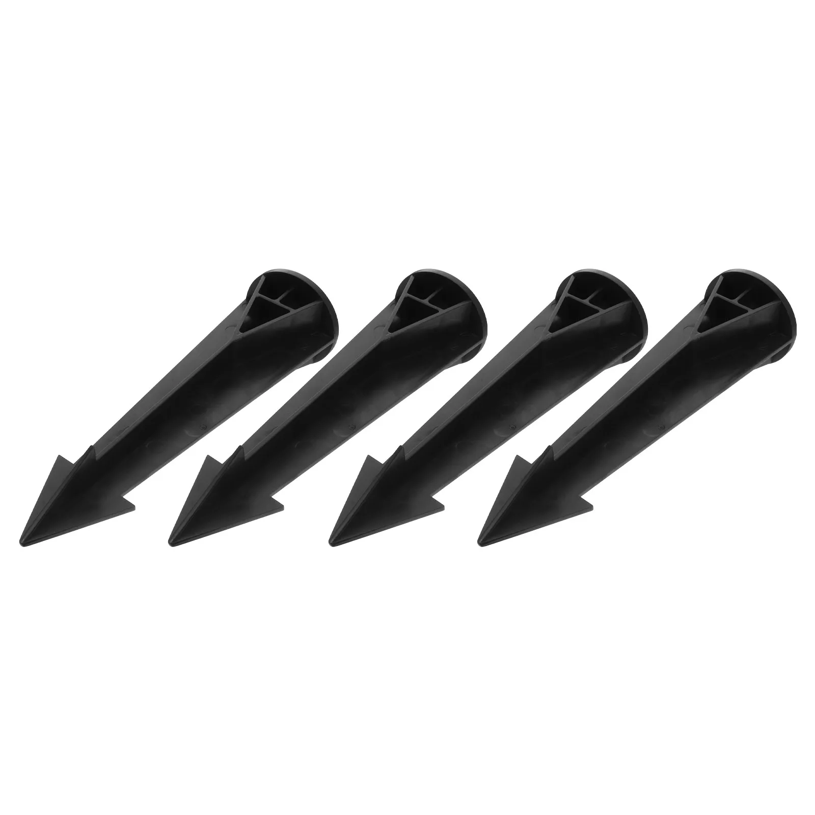 

4Pcs Reinforced ABS Ground Stakes for Landscape Lighting Universal Thread Replacement Spikes Outdoor Yard Garden Low Voltage