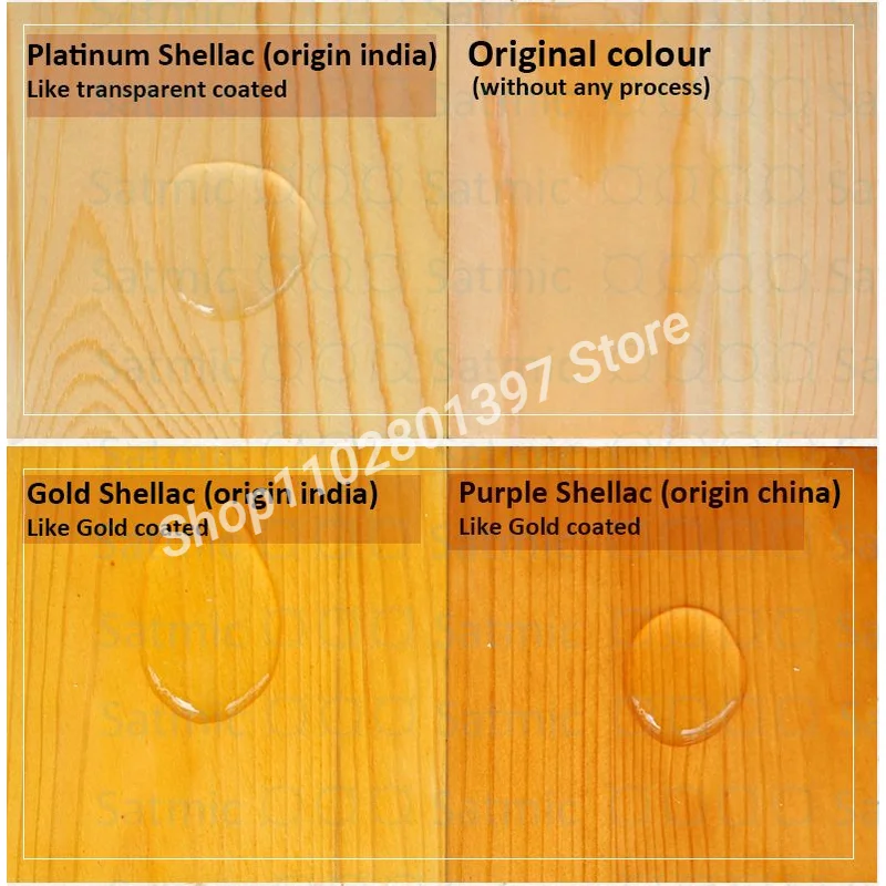 Natural Shellac Flakes For Wooden Repair Polish Furniture Polishing Origin Indian Shellac Varnish Golden Shellac