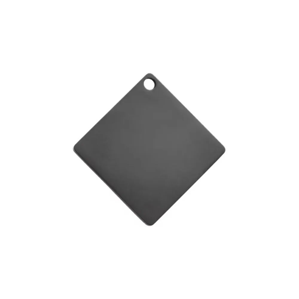 Afbeelding 5: 1Pc roestvrijstalen hart vierkante sleutelhanger blanco graveren sleutelhanger spiegel gepolijst mode-accessoires DIY sieraden maken sleutelhanger