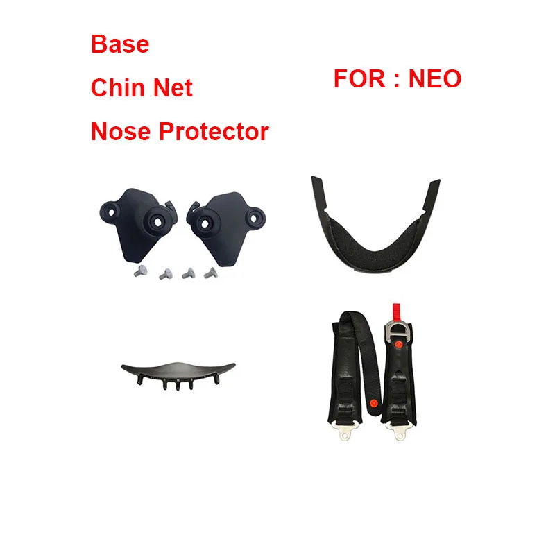 Base de lente para capacete de motocicleta ARAI, adequada para ARAI RX 7X NEO, protetor de nariz, rede de queixo, acessórios para capacete de moto