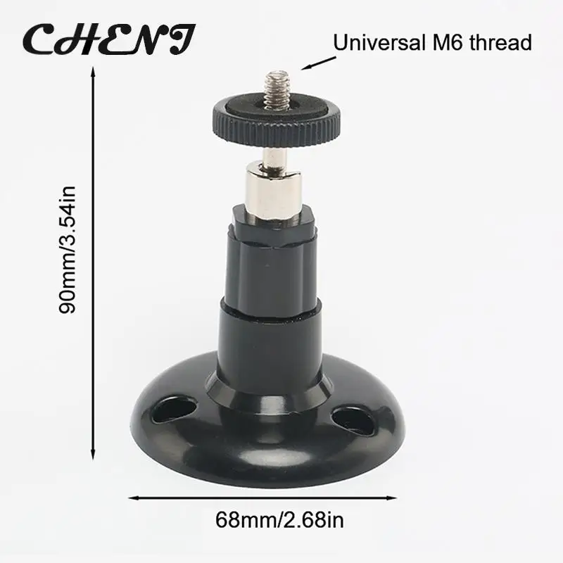 Wall Mount Bracket Installation Metal Holder Secure Rotary CCTV Camera Stand For Security Surveillance Camera