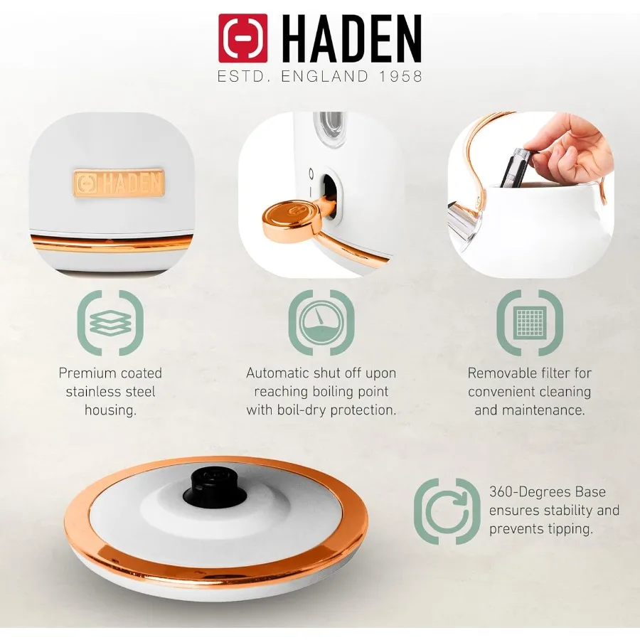 ماكينة صنع القهوة بالتنقيط سعة 12 كوبًا مع غلاية كهربائية من الفولاذ المقاوم للصدأ سعة 1.7 لتر للاستخدام المنزلي والمكتب مثالية للتجمعات الكبيرة وال Da