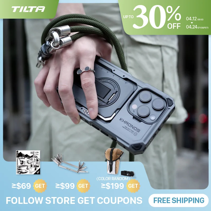 

Комплект ремешков и пряжек TILTA Fe (7 мм), совместимый с большинством чехлов для смартфонов Khronos Ecosystem