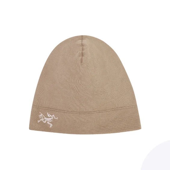 Arc'teryx Brand Logo Polyurethane, Merino Wool Beanies Unisex Khaki X00000599002