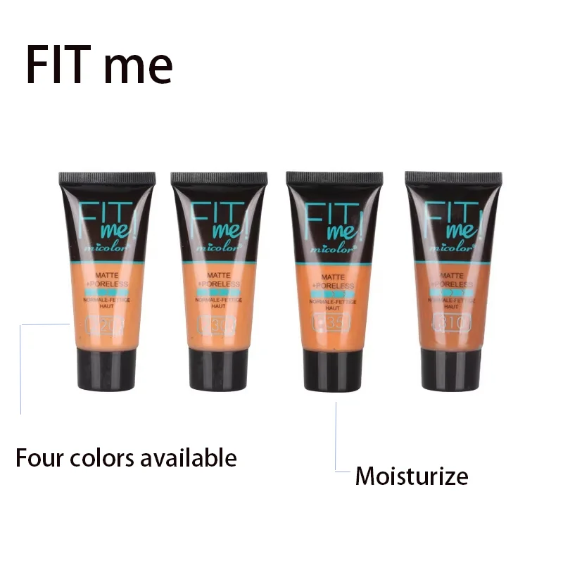 24ml เต็มรูปแบบสําหรับผู้หญิงสีดําเครื่องสําอางเกาหลีผิวมันผิวแห้ง Foundation คอนซีลเลอร์ Liquid Face Moisturizing Basic แต่งหน้า