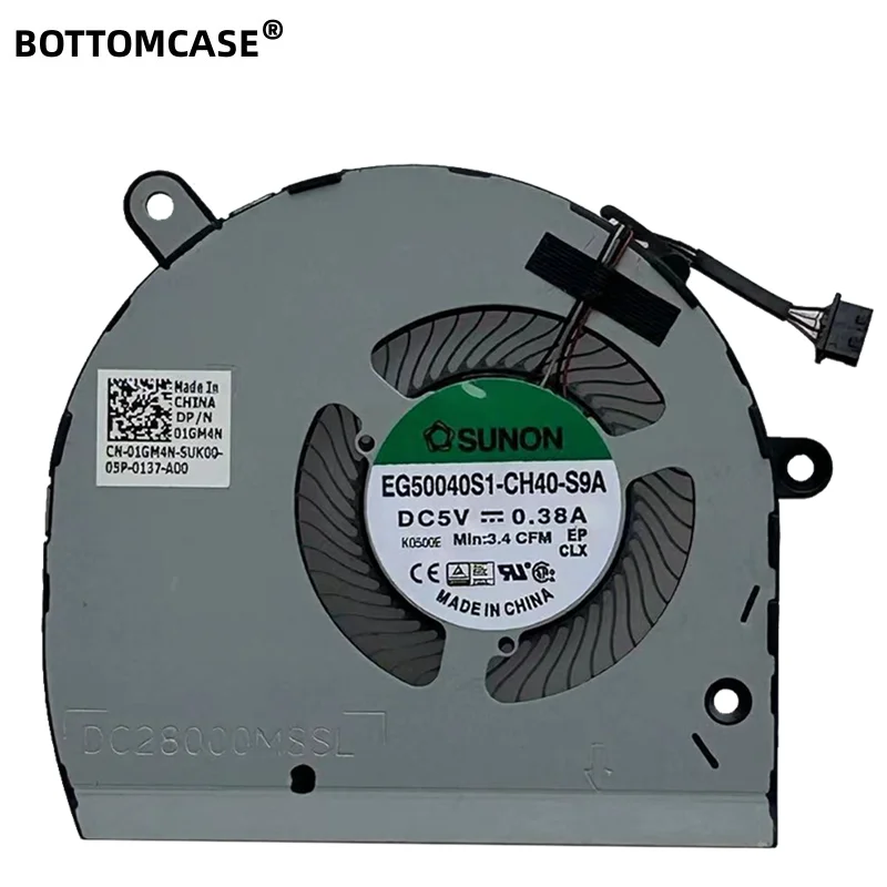 BOTTOMCASE New For Dell Latitude 5500 E5500 Precision 3540 M3540 CPU Cooling Fan 01GM4N