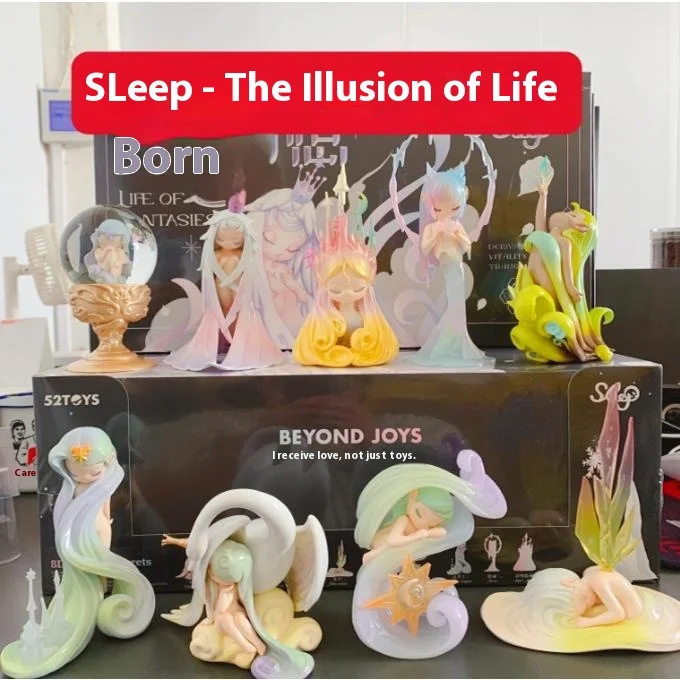 

New Sleep Fantasy Series Of Fantasy Blind Box Tide Play Pvc Garage Kit Cute Dolls Decoration Birthday Surprise Kawaii Toys Gifts