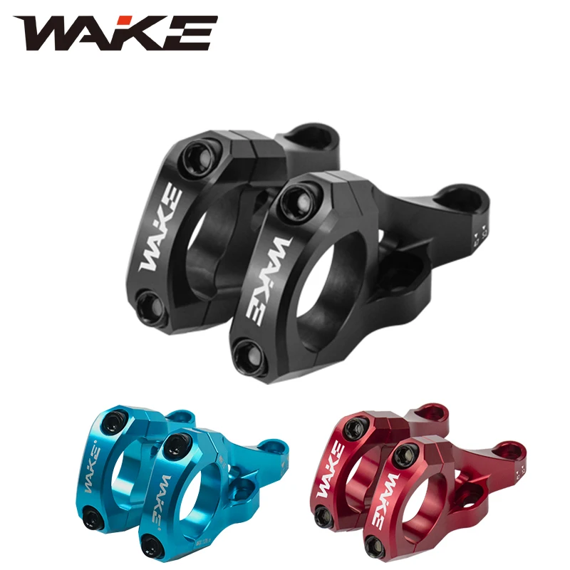 Wake DH/AM/FR MTB Bike Stem CNC Aluminum Alloy Downhill Bicycle DIRECT MOUNT STEM Handlebar 31.8mm for BMX Cycling Ultralight