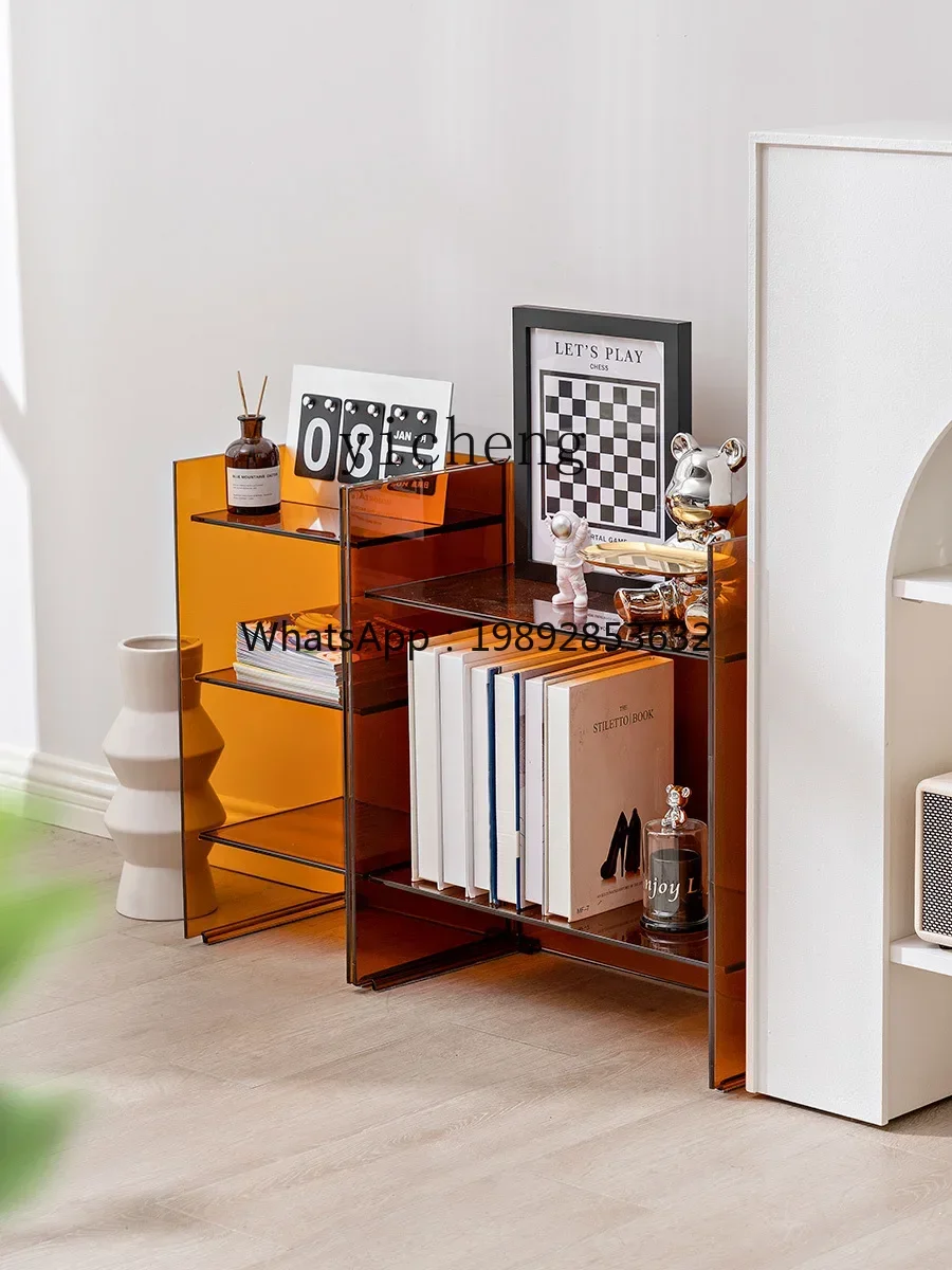 

BB Acrylic Shelf Living Room Bookshelf Cosmetics Display Shelf