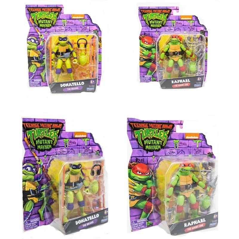 Teenages Mutants Ninja Turtles Michelangelo Donatello Movie Edition Basic Doll Limited Edition Action Figure Model for Kid Gift